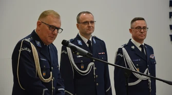 Pożegnanie komendanta w Piotrkowie