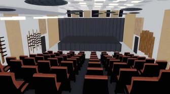 Sala widowiskowa z nowym wyposażeniem