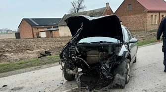 Podróż zakończył na płocie