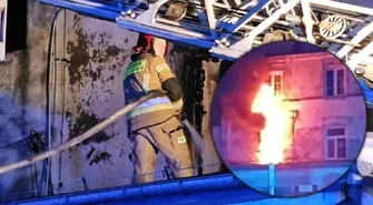 Pożar nad piekarnią na Jerozolimskiej. 22 osoby ewakuowane z budynku (ZDJĘCIA FILM)