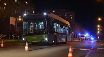 Potrącenie pieszego na Słowackiego
