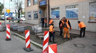 Remont chodnika na Próchnika