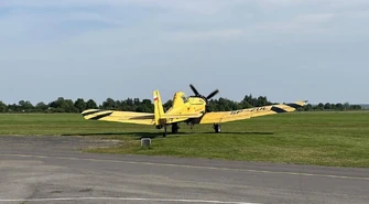 Pożary lasów w naszym regionie. Samolot gaśniczy w akcji