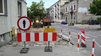 Remont chodnika przy Próchnika