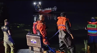 Nurkowie przeczesywali jezioro Bugaj. Akcja poszukiwawcza strażaków w Piotrkowie [Aktualizacja]