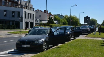 Kolizja trzech samochodów w al. Piłsudskiego