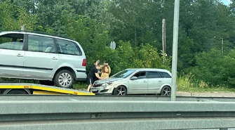 Wjeżdżał na rondo, nie ustąpił pierwszeństwa