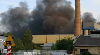 Kolejny pożar opon w Piotrkowie