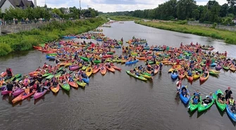 Pobili kajakowy rekord Polski  ZDJĘCIA FILMY