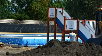 Jak postępują prace nad miejskimi basenami? ZDJĘCIA FILM