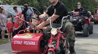 Zabytkowe sikawki konne i przenośne można było podziwiać w Przygłowie