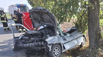 Śmiertelny wypadek w Kalskiej Woli ZDJĘCIA
