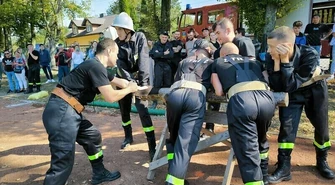Strażacy ochotnicy rywalizowali w Łękach Szlacheckich