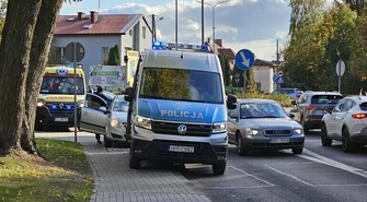 Potrącenie pieszego na pasach