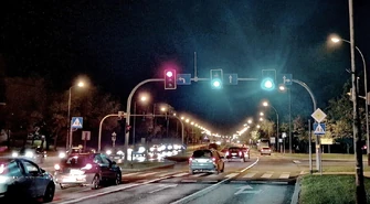 Ciemno&#8230; jak na pasach w Piotrkowie!