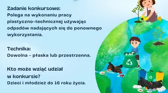 Konkurs ekologiczny "Segreguj z nami, walcz z odpadami"