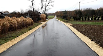 Droga Kacprów &#8211; Kolonia Bogdanów z nową nawierzchnią