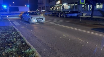 Potrącenie na pasach na Słowackiego