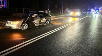 Wypadek na DK12 w Sulejowie. Droga zablokowana!