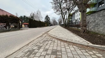 Chodnik przy ul. Wierzejskiej w Piotrkowie gotowy