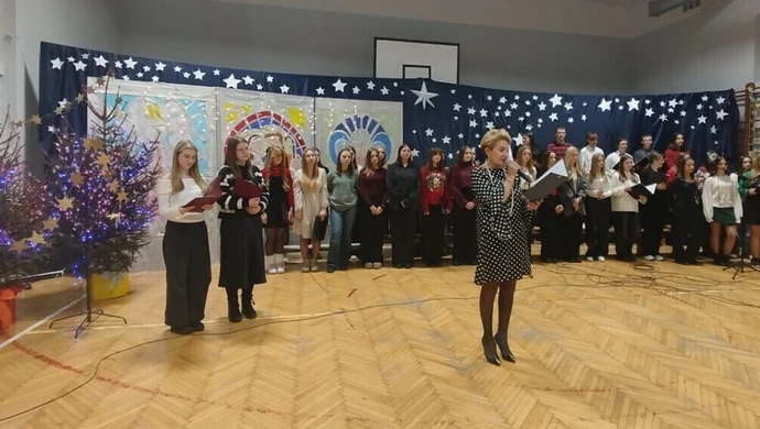 Koncert noworoczny w II Liceum Ogólnokształcącym w Piotrkowie