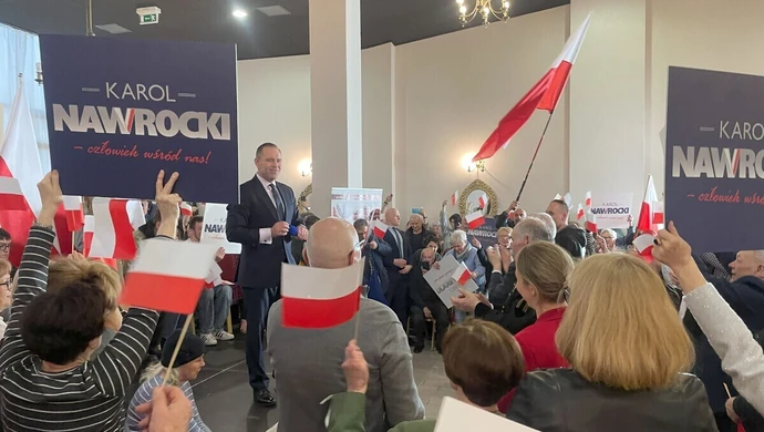 Kandydat na prezydenta Karol Nawrocki ponownie w Piotrkowie