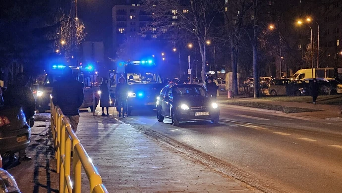 Potrącenie pieszej na Słowackiego