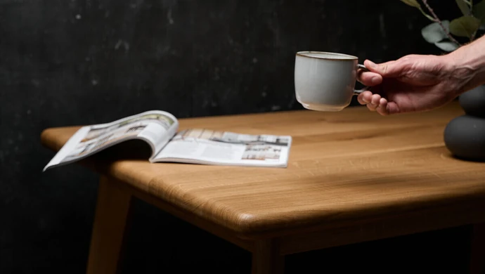 Pracownia SĘK W TYM &#8211; robimy dębowe stoły dopasowane do Twoich potrzeb.