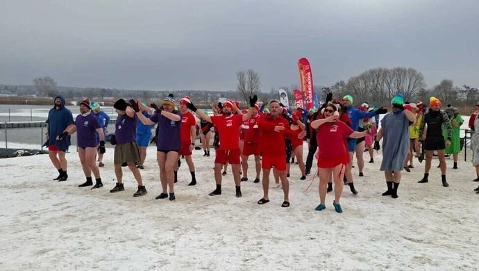 Walentynkowe morsowanie na Słoneczku