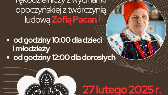Gmina Aleksandrów zaprasza na warsztaty z wycinanki opoczyńskiej