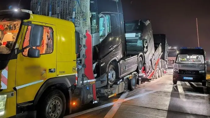 Nocne kontrole ITD w okolicach Piotrkowa Trybunalskiego