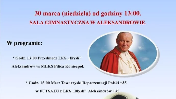 Aleksandrów zaprasza na mecz