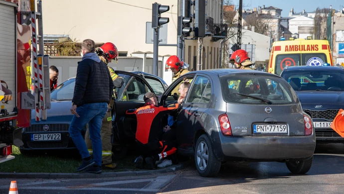 Dwa wypadki jednego dnia w jednym miejscu
