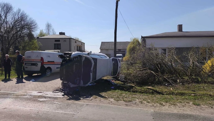 Groźny wypadek na Wojska Polskiego. Kierowca nie miał prawa jazdy