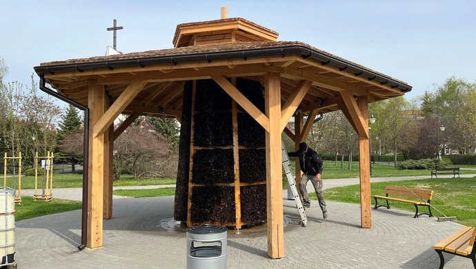 Inhalacje pod chmurką. Nowa tężnia solankowa otwarta przy Belzackiej