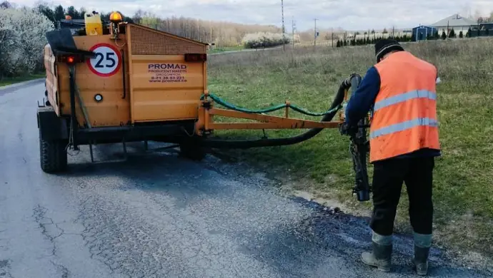 Remont nawierzchni dróg na terenie gminy Gorzkowice