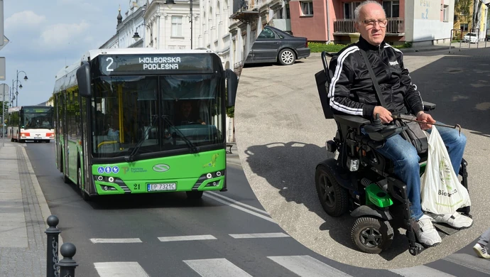 Brak empatii czy brak sprzętu? Osoby niepełnosprawne zmagają się z problemem w piotrkowskich emzetkach