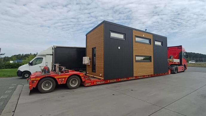 ITD zatrzymała pojazd z domem modułowym