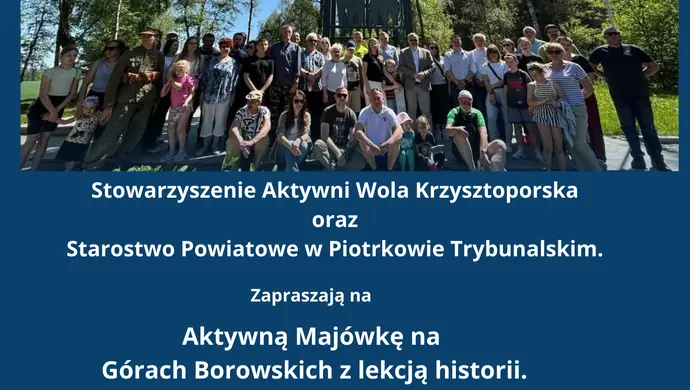 Aktywna Majówka na Górach Borowskich z lekcją historii