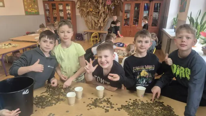 Podsumowanie akcji "Góra Grosza" w Szkole Podstawowej w Gorzkowicach