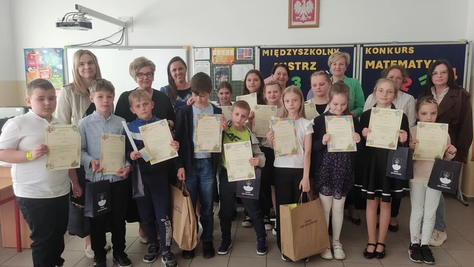  Międzyszkolny Konkurs Matematyczny w gminie Łęki Szlacheckie