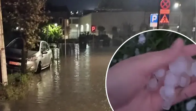 Ulewa i grad nad Piotrkowem i regionem