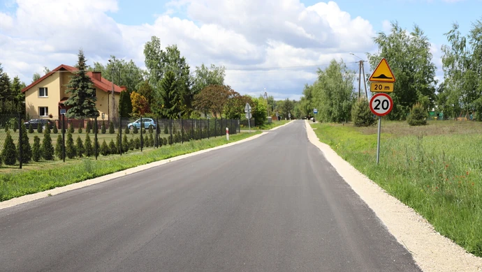 Droga Krężna – Kozierogi wyremontowana