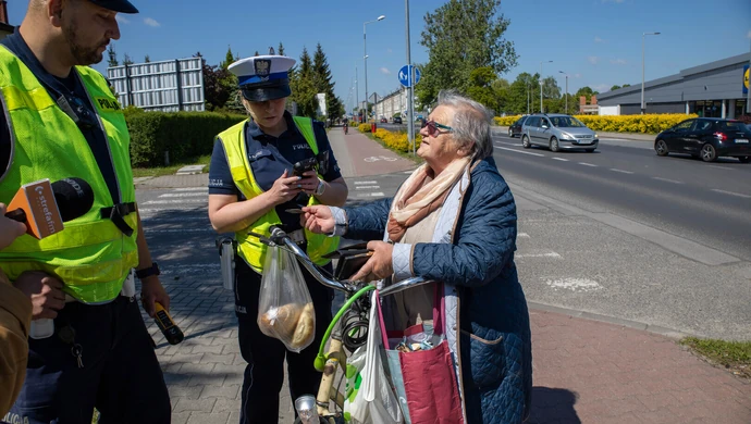 Sprawdzali trzeźwość rowerzystów i  stan techniczny jednośladów