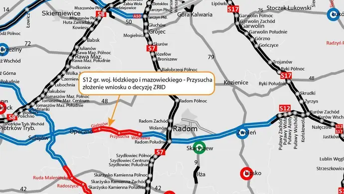 GDDKiA: ważny krok dla S12 między Piotrkowem i Radomiem