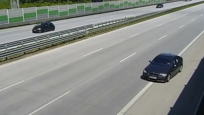 Jechał autostradą A1 BMW pod prąd, mówił "idzie do Gdańska" ZOBACZ VIDEO