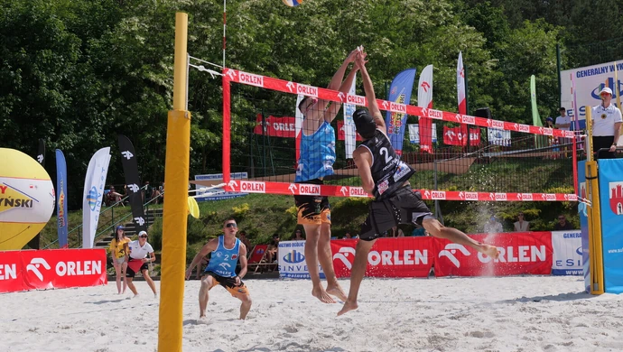 Turniejowe zmagania w siatkówce plażowej