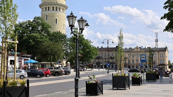 Graby w donicach stanęły przy dworcu i na ul. Słowackiego