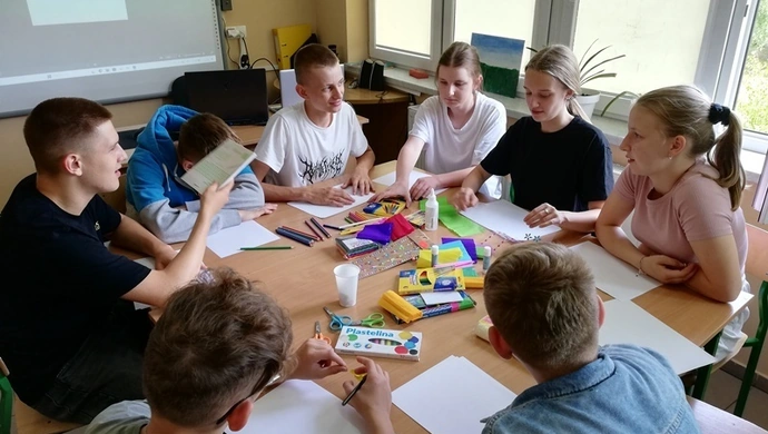 Na filmowym szlaku województwa łódzkiego - warsztaty animacji  w gminie Łęki Szlacheckie