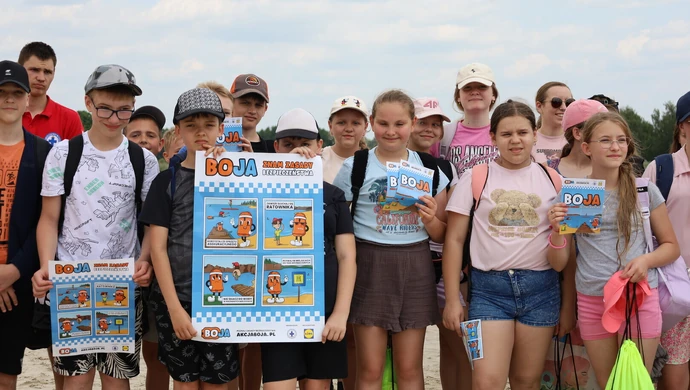 „Kręci mnie bezpieczeństwo nad wodą” – akcja edukacyjna na Kąpielisku Słoneczko